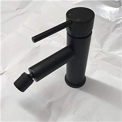 Grifo bidet monomando rosales negro mate latón
