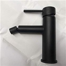 Grifo bidet monomando rosales negro mate latón
