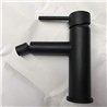 Grifo bidet monomando rosales negro mate latón
