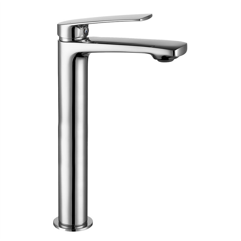 Grifo lavabo alto monomando valdivielso cromo brillo latón