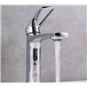 Grifo lavabo alto monomando valdivielso cromo brillo latón