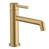 Grifo lavabo monomando rosales oro cepillado latón