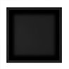 Hornacina cuadrada de 30 x 30 cm negro mate acero inoxidable