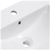 Lavabo de encastrar tesla rectangular de 71 cm x 46 cm blanco brillo porcelana