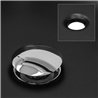Lavabo sobrencimera redondo de 35 negro brillo porcelana