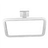 Pack 4 accesorios de baño blanco mate acero inoxidable