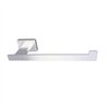 Pack 4 accesorios de baño blanco mate acero inoxidable