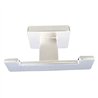 Pack 4 accesorios de baño blanco mate acero inoxidable