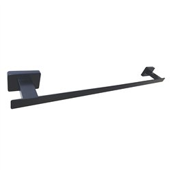 Pack 4 accesorios de baño torme metal antracita mate acero inoxidable