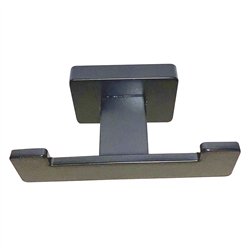 Pack 4 accesorios de baño torme metal antracita mate acero inoxidable