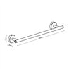 Pack 4 accesorios de baño villanueva cromo brillo acero inoxidable