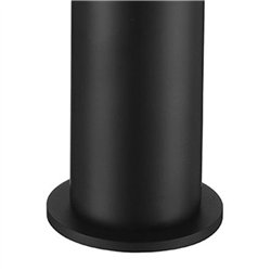 Pack columna y grifo monomando baranda negro mate latón