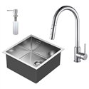 Pack fregadero sopeña 40 cm + grifo villarcayo + dispensador