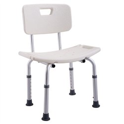 Pack silla ducha y asa seguridad negro mate abs
