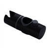 Soporte barra deslizante redondo negro mate abs