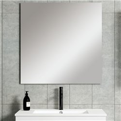Conjunto de baño albuera 70x45 cm blanco brillo 2 cajones y