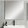 Conjunto de baño albuera 70x45 cm blanco brillo 2 cajones y