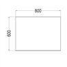Conjunto de baño albuera 70x45 cm blanco brillo 2 cajones y