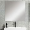 Conjunto de baño albuera 80x45 cm blanco brillo 2 cajones y 2 puertas suspendido