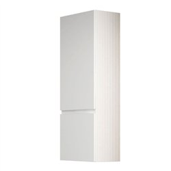 Mueble auxiliar albuera 35x32 cm blanco brillo suspendido