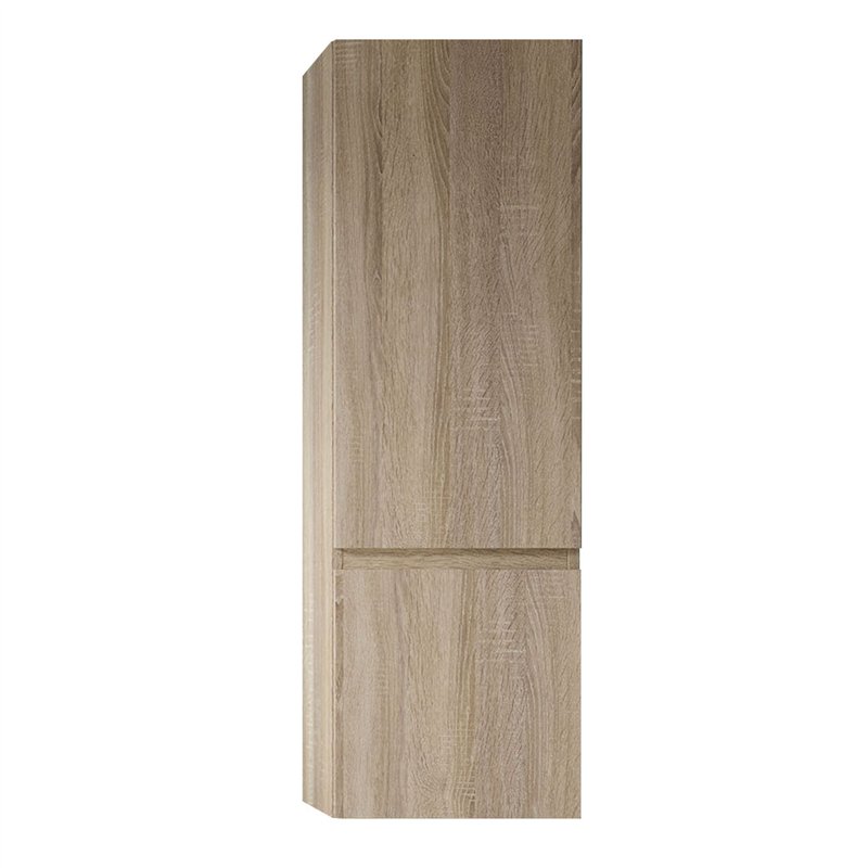 Mueble auxiliar albuera 35x32 cm roble natural mate suspendido