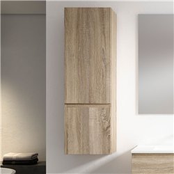 Mueble auxiliar albuera 35x32 cm roble natural mate suspendido