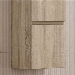 Mueble auxiliar albuera 35x32 cm roble natural mate suspendido