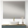 Mueble + lavabo valnera sobre encimera 80x45 cm azul oceano mate 2 cajones suspe