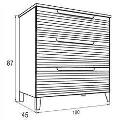 Conjunto de baño lusa sobre encimera 100x45 cm desierto mate 3 cajones con patas