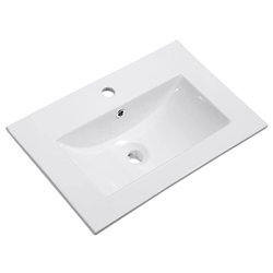 Conjunto de baño lusa sobre encimera 60x45 cm desierto mate 2 cajones suspendido
