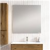 Conjunto de baño karria 80x45 cm teca claro mate 3 cajones con patas
