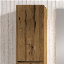Mueble auxiliar karria 35x27 cm teca claro mate suspendido