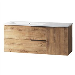 Compra Mueble + lavabo bedón 100x45 cm roble ostippo mate 2