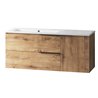 Compra Mueble + lavabo bedón 100x45 cm roble ostippo mate 2