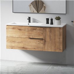 Compra Mueble + lavabo bedón 100x45 cm roble ostippo mate 2