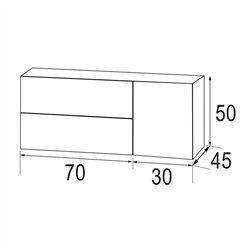 Compra Mueble + lavabo bedón 100x45 cm roble ostippo mate 2
