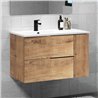 Compra Mueble + lavabo bedón 80x45 cm roble ostippo mate 2