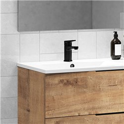 Compra Mueble + lavabo bedón 80x45 cm roble ostippo mate 2
