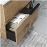Compra Mueble + lavabo bedón 80x45 cm roble ostippo mate 2