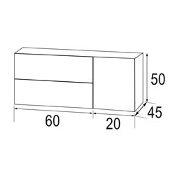 Compra Mueble + lavabo bedón 80x45 cm roble ostippo mate 2
