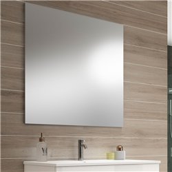 Conjunto de baño zalama 100x45 cm blanco mate 3 cajones con patas