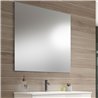 Conjunto de baño zalama 100x45 cm blanco mate 3 cajones con patas