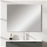 Conjunto de baño zalama 100x45 cm grafito mate 3 cajones con patas