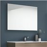 Conjunto de baño zalama 100x45 cm moka mate 2 cajones suspendido