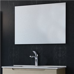Conjunto de baño zalama 100x45 cm moka mate 3 cajones con patas