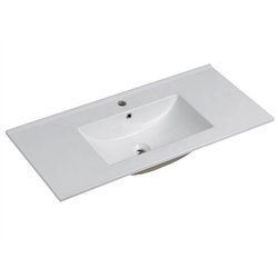 Conjunto de baño zalama 100x45 cm moka mate 3 cajones con patas