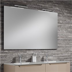 Conjunto de baño zalama 120x45 cm moka mate 2 cajones suspendido
