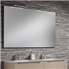 Conjunto de baño zalama 120x45 cm moka mate 2 cajones suspendido
