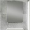 Conjunto de baño zalama 60x45 cm blanco mate 2 cajones suspendido
