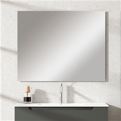 Conjunto de baño zalama 80x45 cm grafito mate 2 cajones suspendido
